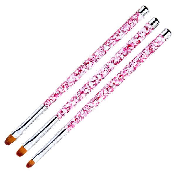 3pcs/pack acrylic nail brush for acrylic powder manicure pedicure - round pointed tip
3pcs/pack acrylic nail brush for acrylic powder manicure pedicure - round pointed tip
