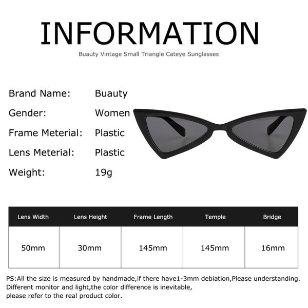 2019 new small sunglasses women cat eye brand leopard red triangle stylish cateye sun glasses female gift uv400, White;black
2019 new small sunglasses women cat eye brand leopard red triangle stylish cateye sun glasses female gift uv400, White;black