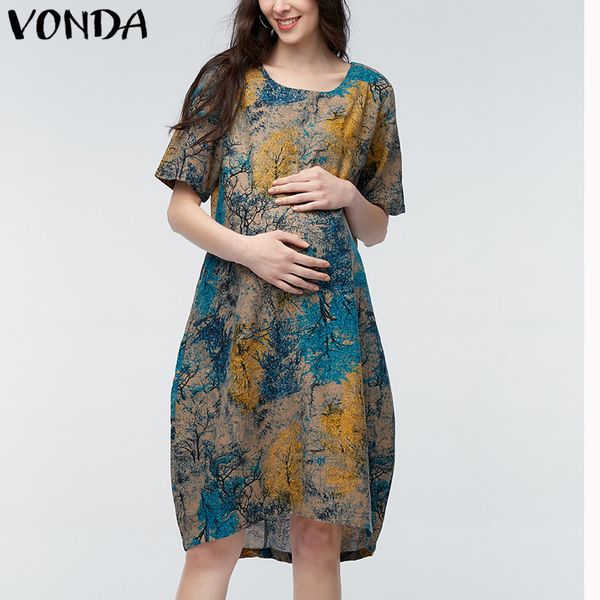 vonda 2020 летние женщины старинные цветочный принт материнства платье повседневные свободные с коротким рукавом беременная мать одежда плюс, Black;pink
vonda 2020 летние женщины старинные цветочный принт материнства платье повседневные свободные с коротким рукавом беременная мать одежда плюс, Black;pink