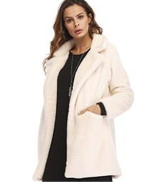 women winter faux fur coat fashion ladies long loose soft outwear casual long sleeve women clothing, Black
women winter faux fur coat fashion ladies long loose soft outwear casual long sleeve women clothing, Black