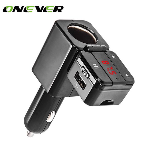 onever bluetooth 4.1 car kit music player fm transmitter modulator with cigarette lighter socket 2.1a dual usb car charger fm
onever bluetooth 4.1 car kit music player fm transmitter modulator with cigarette lighter socket 2.1a dual usb car charger fm