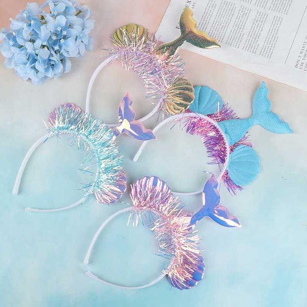 mermaid christmas party decor gift for kids hairband glittered mermaid tail headband hair accessories, Slivery;white
mermaid christmas party decor gift for kids hairband glittered mermaid tail headband hair accessories, Slivery;white