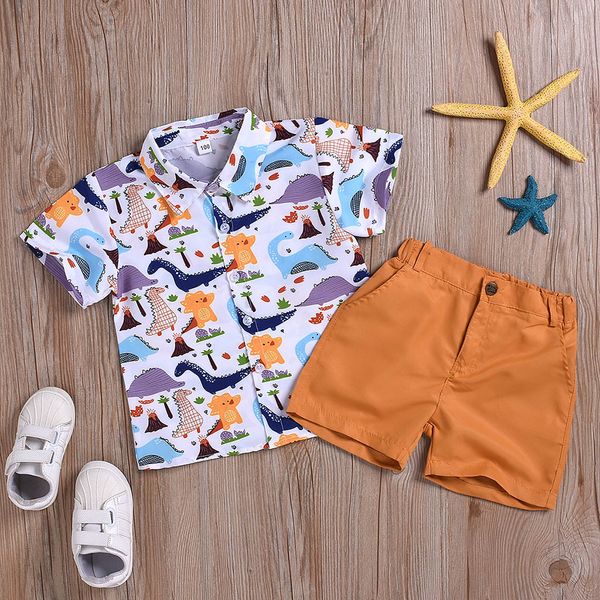 kids boys clothes boy summer toddler baby boys gentleman cartoon dinosaur print t-shirt +shorts outfits cothing suit, White
kids boys clothes boy summer toddler baby boys gentleman cartoon dinosaur print t-shirt +shorts outfits cothing suit, White