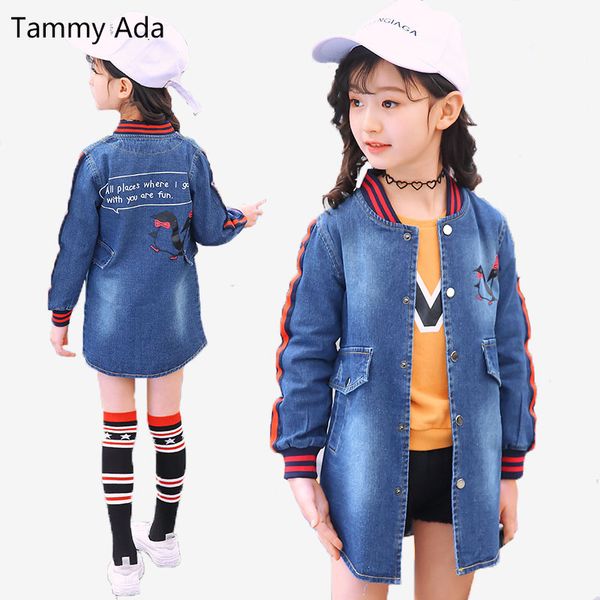 tammy ada 6 10 13 16 kids coat girl denim jacket fashion cartoon penguin denim jacket for girl long sleeved jeans trench, Blue;gray
tammy ada 6 10 13 16 kids coat girl denim jacket fashion cartoon penguin denim jacket for girl long sleeved jeans trench, Blue;gray