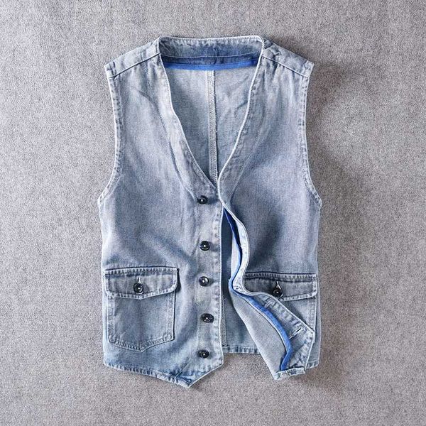 british style fashion men vest classical suit big pockets denim vests men waistcoat streetwear sleeveless hip hop chaqueta homme, Black;white
british style fashion men vest classical suit big pockets denim vests men waistcoat streetwear sleeveless hip hop chaqueta homme, Black;white