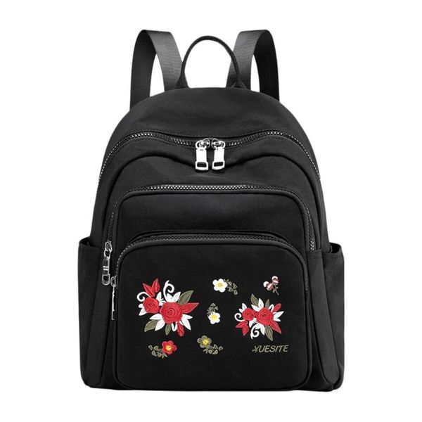 fashion ladies oxford waterproof embroidered large capacity backpack women multi pocket travel backpacks#g20
fashion ladies oxford waterproof embroidered large capacity backpack women multi pocket travel backpacks#g20