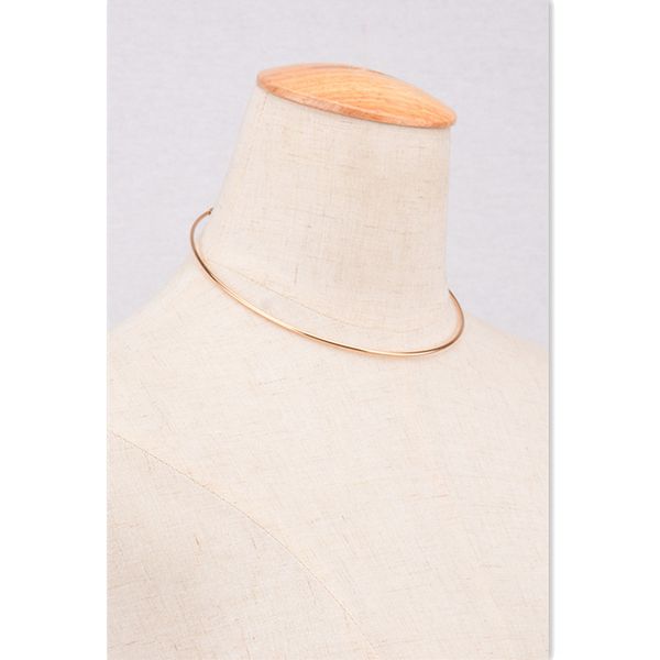 fashion style simple round circle torques for women ladies metal necklace collar choker necklace statement copper alloy, Silver
fashion style simple round circle torques for women ladies metal necklace collar choker necklace statement copper alloy, Silver