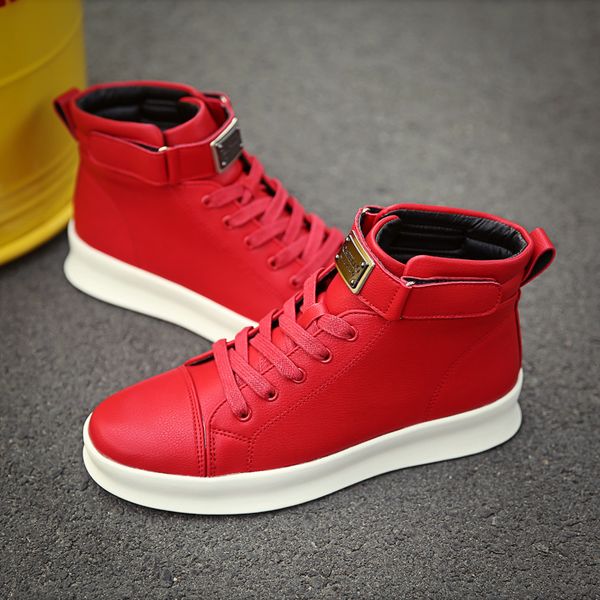 2019 new autumn and winter wild high to help korean version of the trend flat white shoes casual shoes men's comfortable, Black
2019 new autumn and winter wild high to help korean version of the trend flat white shoes casual shoes men's comfortable, Black