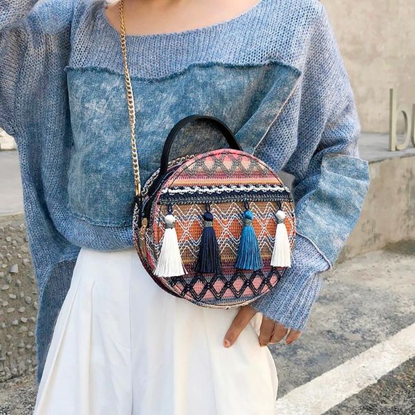 women ins super fire national wind portable chain small round bag tassel packet messenger bags shoulder crossbody bags
women ins super fire national wind portable chain small round bag tassel packet messenger bags shoulder crossbody bags