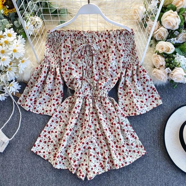 overall elegant 2020 new spring summer women pagoda sleeve off shoulder romper fashion broken flowers ladies casual jumpsuit, Black;white
overall elegant 2020 new spring summer women pagoda sleeve off shoulder romper fashion broken flowers ladies casual jumpsuit, Black;white