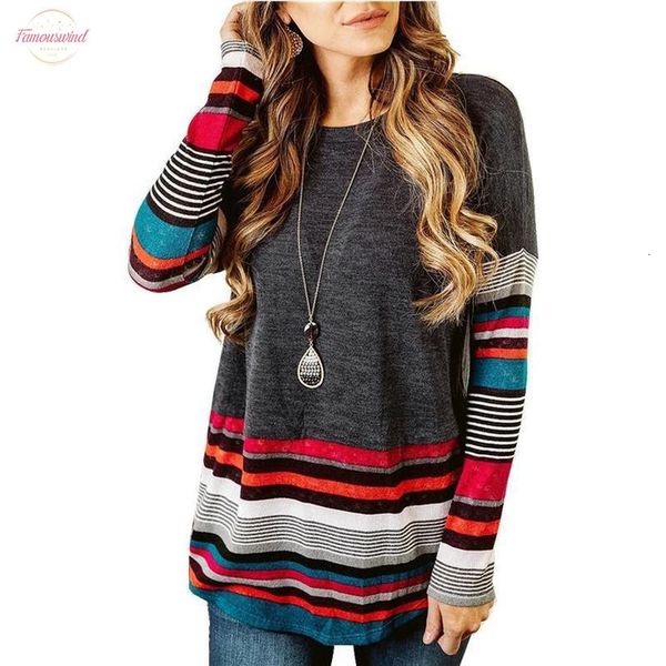 female t shirt women stripe patchwork casual shirt tees long sleeve o neck autumn clothes chemise comfortable long sleeve, White
female t shirt women stripe patchwork casual shirt tees long sleeve o neck autumn clothes chemise comfortable long sleeve, White