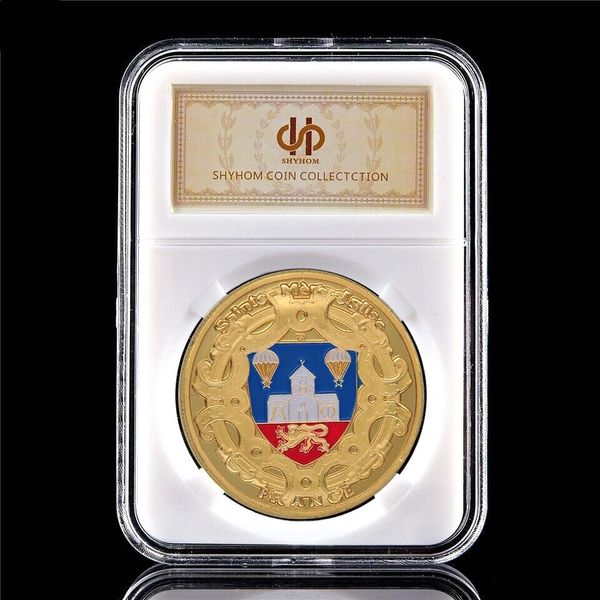 Gold Plated Coin 1944.6.6 D Day French Normandy Airborne Forces 1oz Collectible Coin W/Pccb Box
Gold Plated Coin 1944.6.6 D Day French Normandy Airborne Forces 1oz Collectible Coin W/Pccb Box