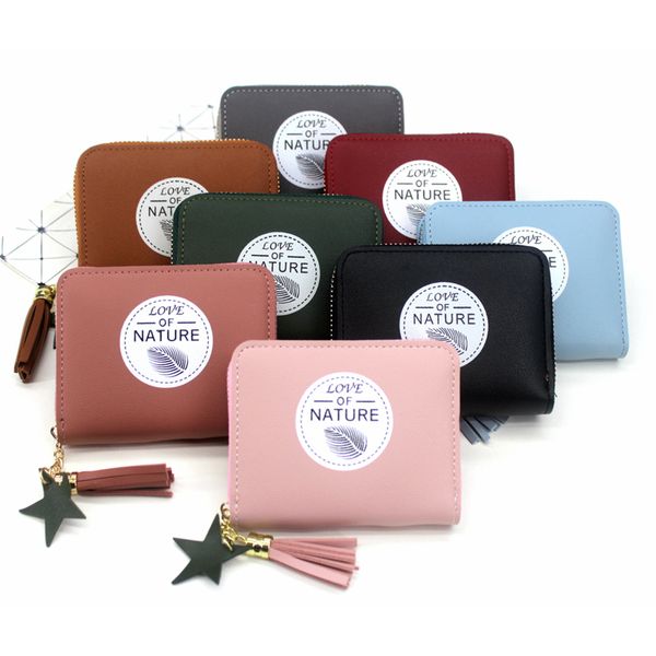 2020 new womens wallets purses girl's short wallet leaves of printing pouch handbags female coin purse card holders, Black
2020 new womens wallets purses girl's short wallet leaves of printing pouch handbags female coin purse card holders, Black