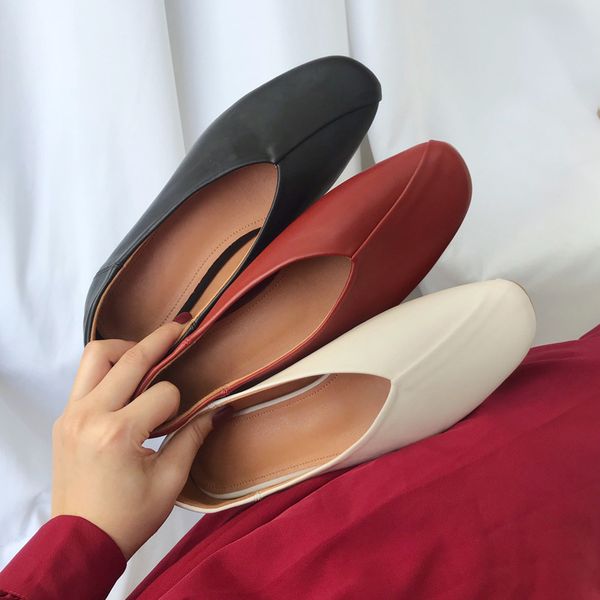 2020 new style south korea chic grandma shoes women's korean-style v low-cut foot covering comfortable casual shoes flat retro f, Black
2020 new style south korea chic grandma shoes women's korean-style v low-cut foot covering comfortable casual shoes flat retro f, Black