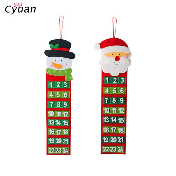 cyuan countdown to christmas advent calendar christmas santa claus snowman calendar xmas decoration kids party hanging ornaments
cyuan countdown to christmas advent calendar christmas santa claus snowman calendar xmas decoration kids party hanging ornaments