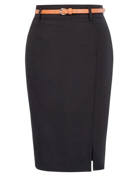women's skirts office business skirt solid color belt decorated hips-wrapped elegant retro split mini bodycon pencil skirt falda, Black
women's skirts office business skirt solid color belt decorated hips-wrapped elegant retro split mini bodycon pencil skirt falda, Black