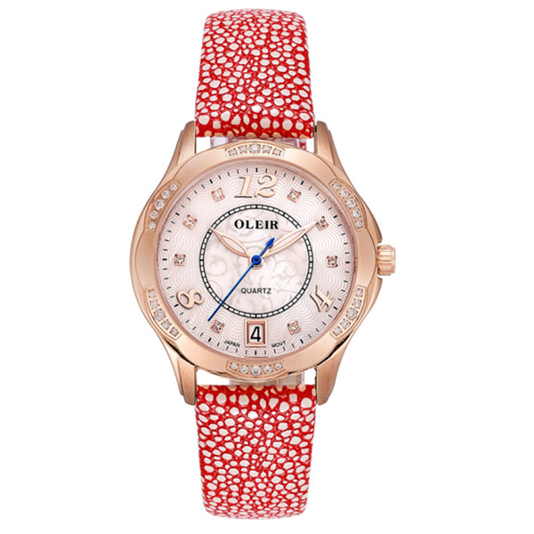 silver rose gold color women luxury quartz stainless steel leather watch, Slivery;brown
silver rose gold color women luxury quartz stainless steel leather watch, Slivery;brown