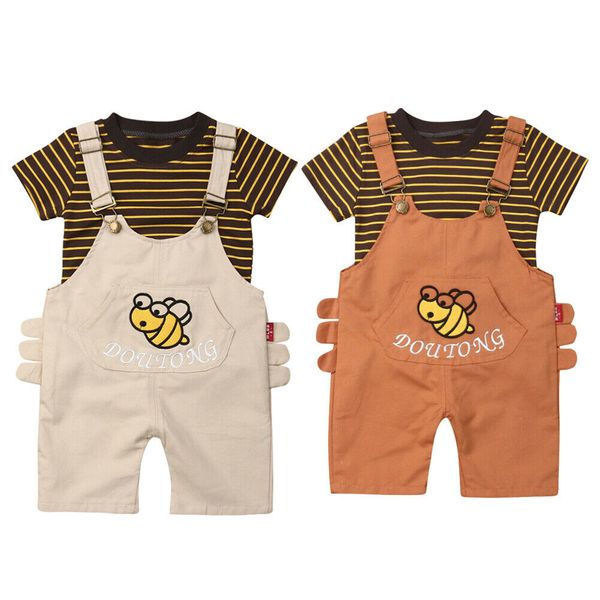 emmababy infant kids set boy striped short sleeve + cartoon overall 2pcs outfit toddler baby summer kids clothes 1-5y
emmababy infant kids set boy striped short sleeve + cartoon overall 2pcs outfit toddler baby summer kids clothes 1-5y