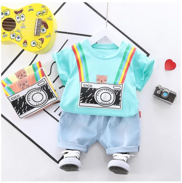 2020 summer baby infant clothing sets boys toddler clothes suits cartoon shirt shorts kids children costume suits, White
2020 summer baby infant clothing sets boys toddler clothes suits cartoon shirt shorts kids children costume suits, White