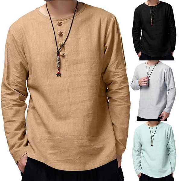 summer men shirt button long sleeve solid color leisure casual retro mens cotton shirts camisa 2020 dropshipping, White;black
summer men shirt button long sleeve solid color leisure casual retro mens cotton shirts camisa 2020 dropshipping, White;black