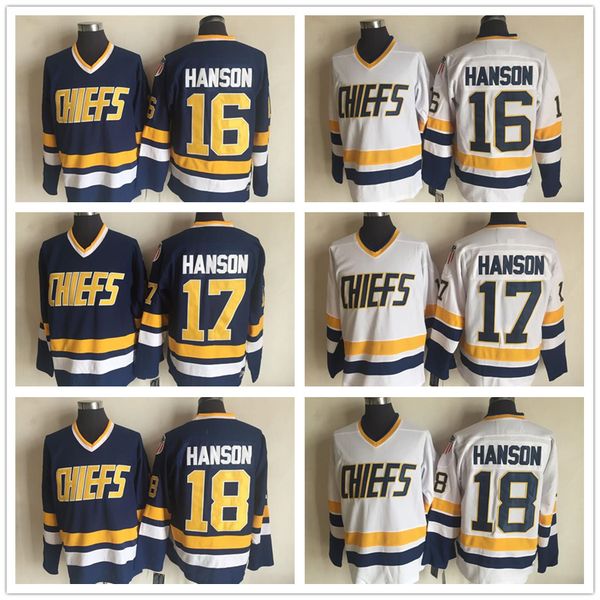 The Movie Slap Shot Charlestown Chiefs #16 Jack 17 Steve 18 Jeff Hanson Jersey Ice Hockey
The Movie Slap Shot Charlestown Chiefs #16 Jack 17 Steve 18 Jeff Hanson Jersey Ice Hockey