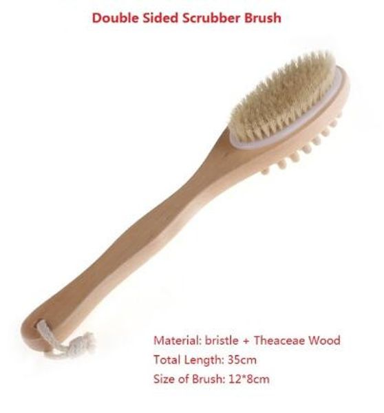 bath tools & accessories 2-in-1 body brush sided natural bristles scrubber long handle wooden spa shower massage brushes
bath tools & accessories 2-in-1 body brush sided natural bristles scrubber long handle wooden spa shower massage brushes