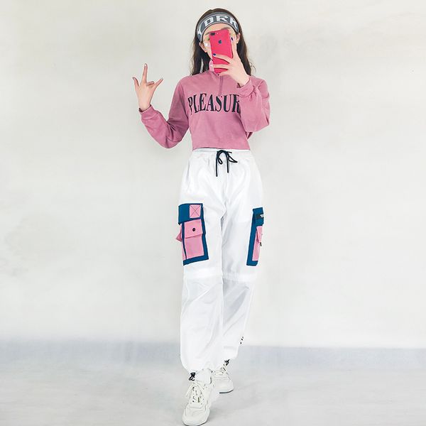 modern jazz dance costume women's korean version loose hip hop street dance suit female hiphop street dancing clothes dwy1628, Black;red
modern jazz dance costume women's korean version loose hip hop street dance suit female hiphop street dancing clothes dwy1628, Black;red