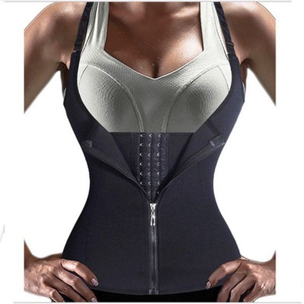 womens shapers new ladies waist trainer plastic body shapewear corset zipper tank adjustable shoulder strap abdominal waist, Black;white
womens shapers new ladies waist trainer plastic body shapewear corset zipper tank adjustable shoulder strap abdominal waist, Black;white