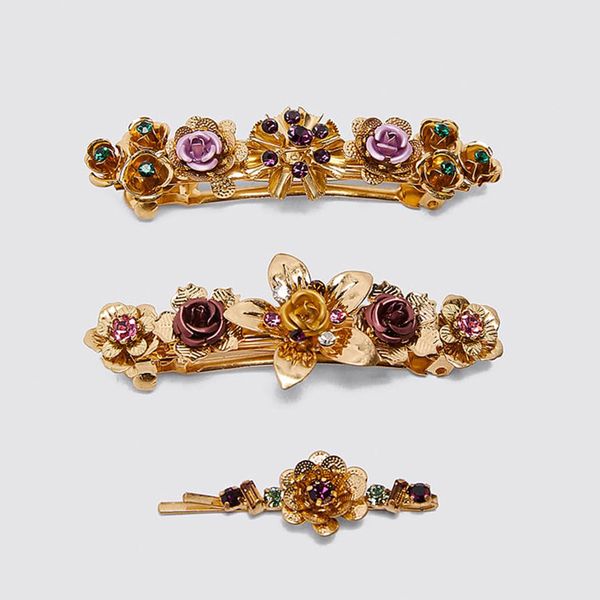 newly vintage gold color flower hair clip women wedding jewelry elegant bright geometric crystal hair jewelry wholesale, Golden;white
newly vintage gold color flower hair clip women wedding jewelry elegant bright geometric crystal hair jewelry wholesale, Golden;white