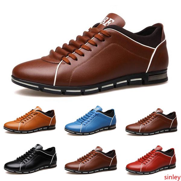 2020 men casual leather shoes black red chestnut light blue fashion mens sneakers flat shoe outdoor walking size 40-45
2020 men casual leather shoes black red chestnut light blue fashion mens sneakers flat shoe outdoor walking size 40-45