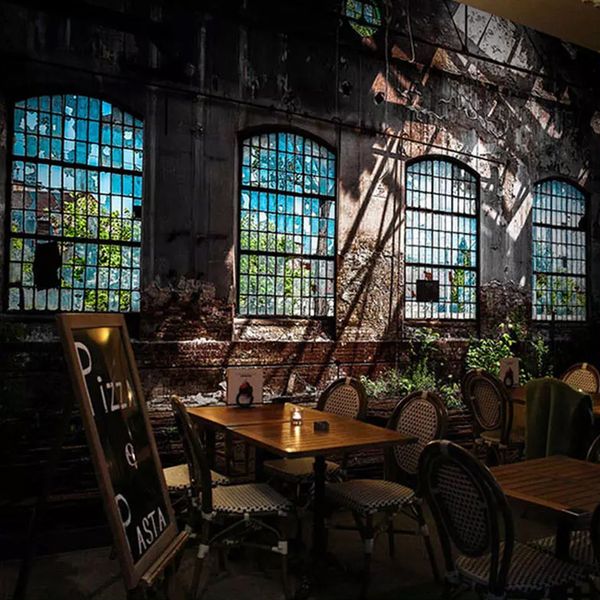 drop shipping custom 3d wallpaper retro industrial wind dilapidated window large art wall painting bar papier peint mural 3d
drop shipping custom 3d wallpaper retro industrial wind dilapidated window large art wall painting bar papier peint mural 3d
