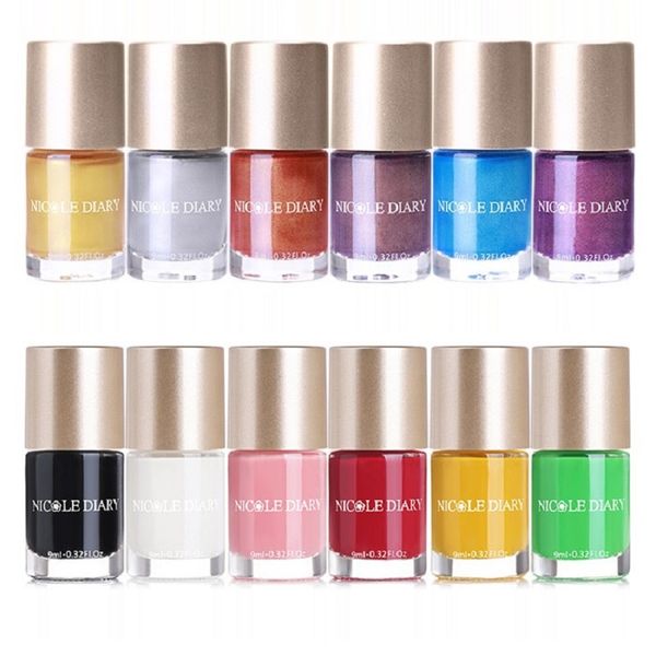 nicole diary 5/6 botttles 9ml nail polish set holographic shiny glitter nail art chameleon metallic art lacquer varnish
nicole diary 5/6 botttles 9ml nail polish set holographic shiny glitter nail art chameleon metallic art lacquer varnish