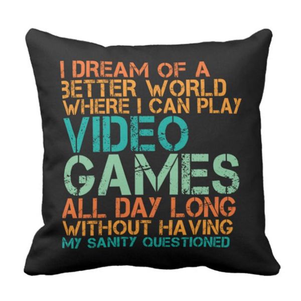 throw pillow cover funny quote for video games geek and gamer ative pillow case home square 18 x 18 inch
throw pillow cover funny quote for video games geek and gamer ative pillow case home square 18 x 18 inch