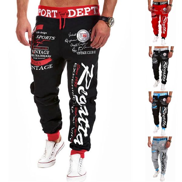 men casual loose letter print drawstring elastic waist long pants trousers xs-xl streetwear pantalones hombre joggers sweatpants, Black
men casual loose letter print drawstring elastic waist long pants trousers xs-xl streetwear pantalones hombre joggers sweatpants, Black