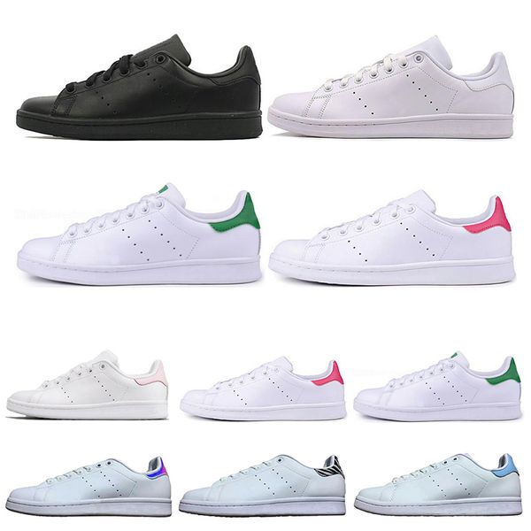 stan women men casual shoes fashion smith sneakers leather breathable shoes sport classic flats 36-45, Black
stan women men casual shoes fashion smith sneakers leather breathable shoes sport classic flats 36-45, Black