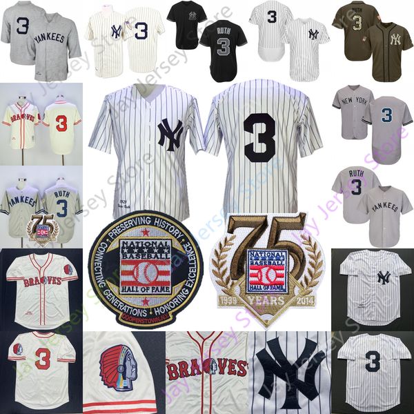 Babe Ruth Jersey New York Cooperstown Yankees Hall Of Fame Boston Braves Red Sox Men Women Youth Cream Pinstripe Home Away MN
Babe Ruth Jersey New York Cooperstown Yankees Hall Of Fame Boston Braves Red Sox Men Women Youth Cream Pinstripe Home Away MN