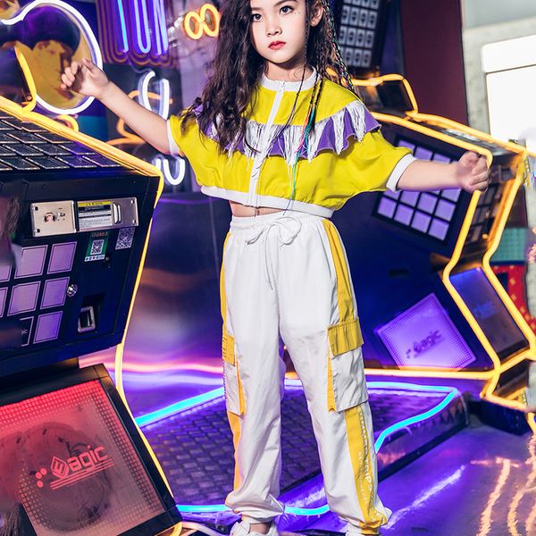 children's day kids jazz dance costumes girls hip hop clothing loose t shirt pants set streetwear stage perform clothes dwy1724, Black;red
children's day kids jazz dance costumes girls hip hop clothing loose t shirt pants set streetwear stage perform clothes dwy1724, Black;red