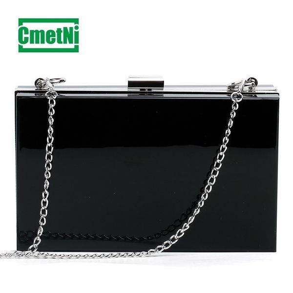 black high-gloss glossy acrylic aingle diagonal handbag clutch bag elegan ltady messenger party evening bag
black high-gloss glossy acrylic aingle diagonal handbag clutch bag elegan ltady messenger party evening bag