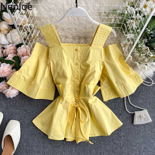 neploe women blouses square collar hollow-out sling shirts flare short sleeve fashion blusas mujer de moda 2020 new 4a770, White
neploe women blouses square collar hollow-out sling shirts flare short sleeve fashion blusas mujer de moda 2020 new 4a770, White