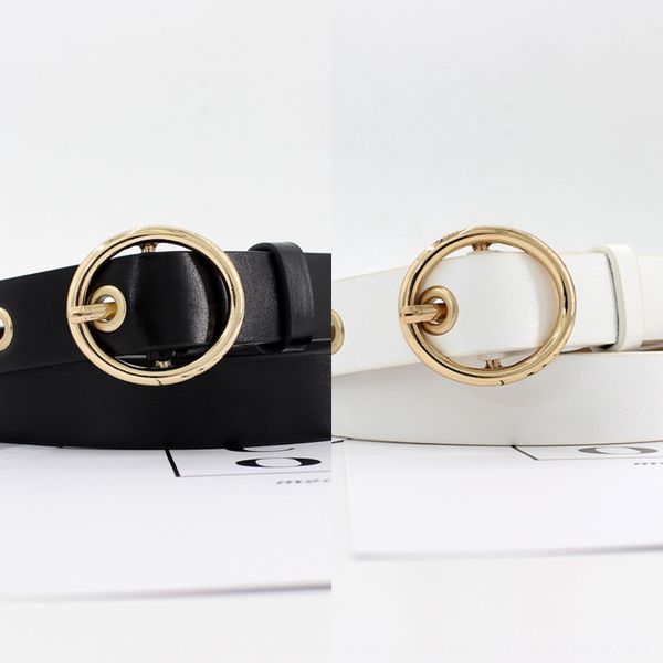 women's round japanese buckle metal porous thin women's trousers round collar belt students' denim decorative trousers belt, Black;brown
women's round japanese buckle metal porous thin women's trousers round collar belt students' denim decorative trousers belt, Black;brown