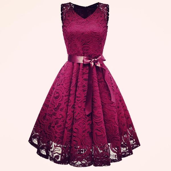 vintage lace dress runway dress summer vestido bow belt v-neck party a-line cami dresses elegant dresses vetement femme vestidos, Black;gray
vintage lace dress runway dress summer vestido bow belt v-neck party a-line cami dresses elegant dresses vetement femme vestidos, Black;gray