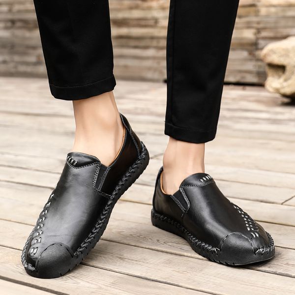 sapatos masculino men's driving shoes men genuine leather loafers shoes male fashion handmade moccasins i, Black
sapatos masculino men's driving shoes men genuine leather loafers shoes male fashion handmade moccasins i, Black