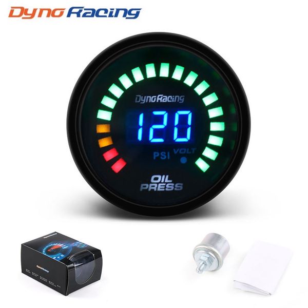 dynoracing 2" 52мм цифрового аналогового 20 led автомобили нефть манометр 0 ~ 120 psi маслобойня метр с датчиком метр автомобиля
dynoracing 2" 52мм цифрового аналогового 20 led автомобили нефть манометр 0 ~ 120 psi маслобойня метр с датчиком метр автомобиля