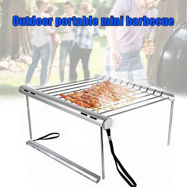 mini family party barbecue grill outdoor stainless steel portable folding barbecue grill garden rack lightweight kitchen tools
mini family party barbecue grill outdoor stainless steel portable folding barbecue grill garden rack lightweight kitchen tools