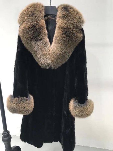 plus size fur coats women real fur collar and cuffs long winter jacket coat female real coat, Black
plus size fur coats women real fur collar and cuffs long winter jacket coat female real coat, Black