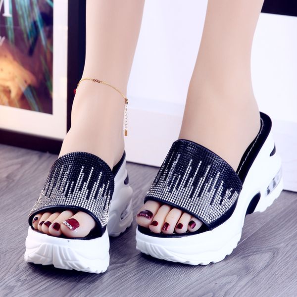 shoes women summer woman med woman's slippers slides fashion platform soft beach 2020 flat microfiber pu fabric, Black
shoes women summer woman med woman's slippers slides fashion platform soft beach 2020 flat microfiber pu fabric, Black