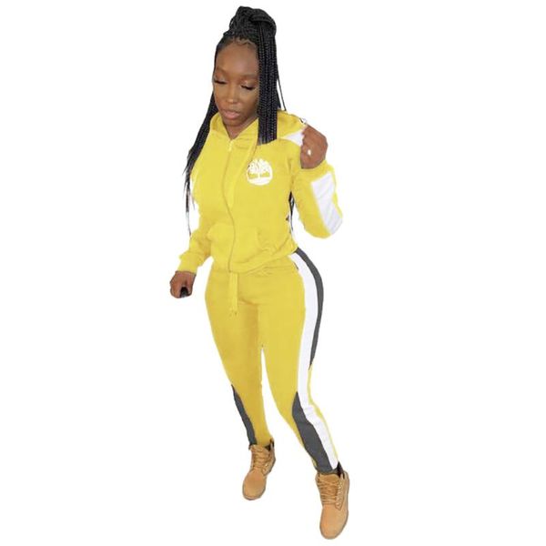 fashion womens patchwork yellow long sleeves coats and pants casual hooded zipper set joggers women tracksuits#, Black;blue
fashion womens patchwork yellow long sleeves coats and pants casual hooded zipper set joggers women tracksuits#, Black;blue