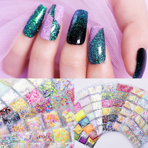 6 patterns/bag nail sequins holographic laser mixed colorful nails flakes pailletten nails accessories 3d nail art decorations, Silver;gold
6 patterns/bag nail sequins holographic laser mixed colorful nails flakes pailletten nails accessories 3d nail art decorations, Silver;gold