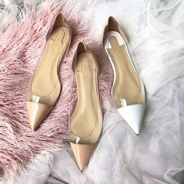 luxury designer women transparent flat shoes genuine leather lady loafers pointed toes dress shoes epacket shipping, Black
luxury designer women transparent flat shoes genuine leather lady loafers pointed toes dress shoes epacket shipping, Black