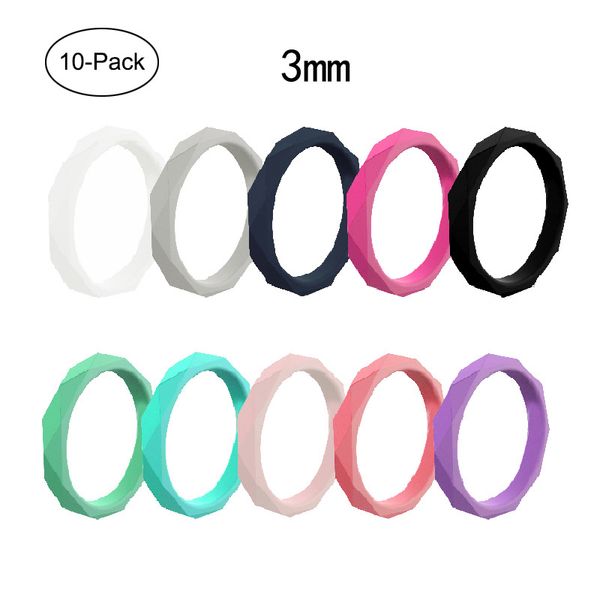 new arrival diamond shape 3mm silicone rings 10colors/lot women outdoor sports finger rings for female fashion jewelry gift, Silver
new arrival diamond shape 3mm silicone rings 10colors/lot women outdoor sports finger rings for female fashion jewelry gift, Silver